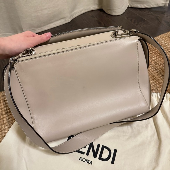 Fendi Leather Dot Com Top Handle Bag - Picture 4 of 16